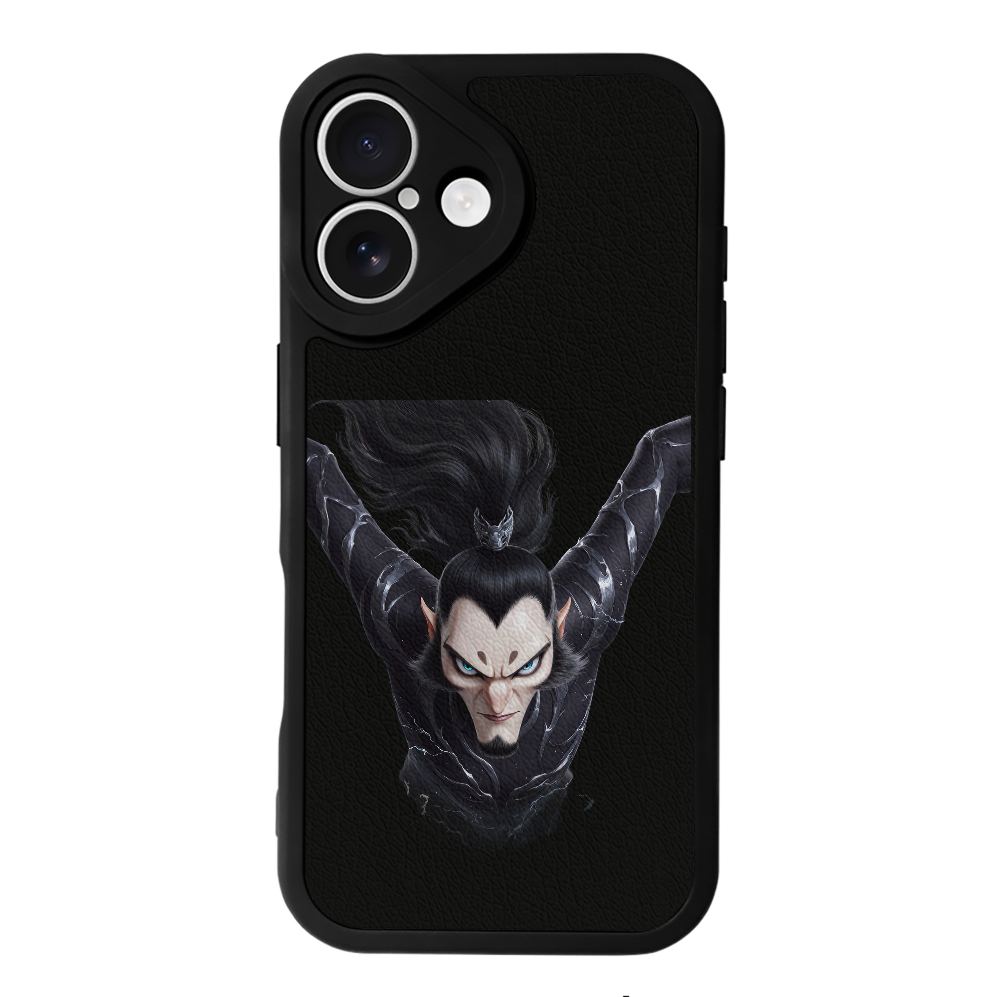 （画像用） Ne Zha 2 ナタ 魔童の大暴れ 【iPhone 16シリーズ対応】シリコンスマホケース（レザー調） 材質：シリコン